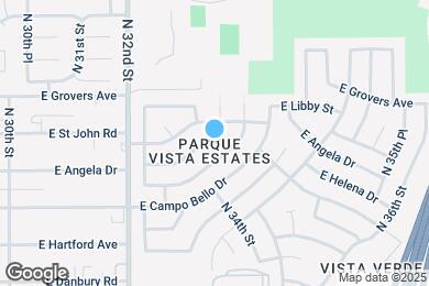 Map image of the property - 3409 E Angela Dr