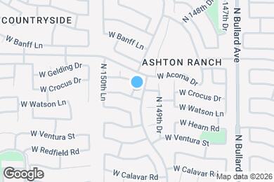 Map image of the property - 14409 N 150th Ave