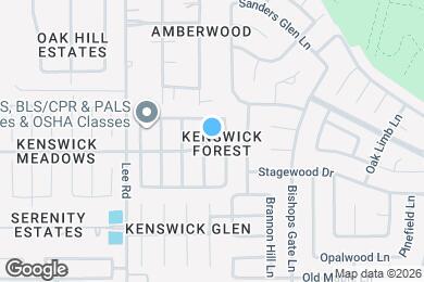 Map image of the property - 21202 Allenham Ct