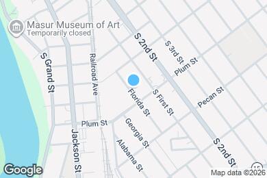 Map image of the property - 1103 Florida St