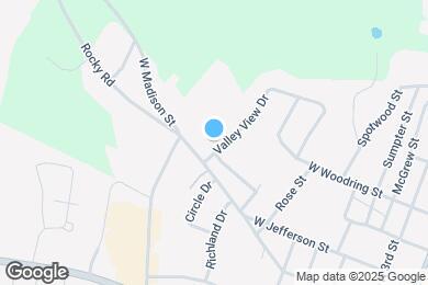 Map image of the property - 316 Valley View Dr