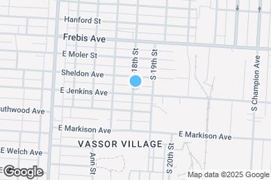 Map image of the property - 638 E Jenkins Ave