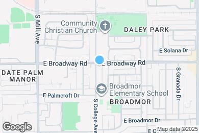 Map image of the property - 2005 S College Ave