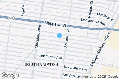 Map image of the property - 5225 Bancroft Ave