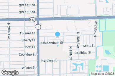 Map image of the property - 1626 Liberty St