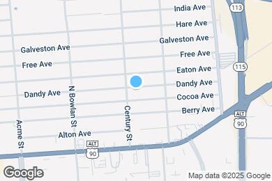 Map image of the property - 8726 Dandy Ave