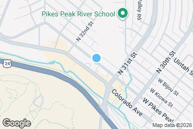 Map image of the property - 3137 W Pikes Peak Ave