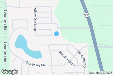 Map image of the property - 1952 Southern Oak Loop