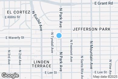 Map image of the property - 948 E Waverly St