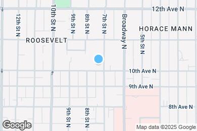Map image of the property - 703 10th Ave N