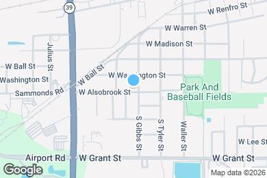 Map image of the property - 1204 W Alsobrook St