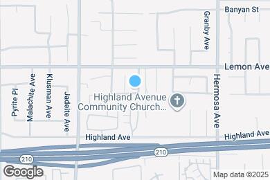 Map image of the property - 9878 Via Esperanza
