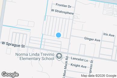 Map image of the property - 3701 Whitewing Ave