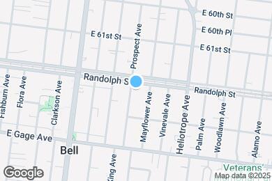 Map image of the property - 6210 Prospect Ave