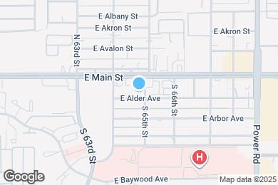 Map image of the property - 6446 E Alder Ave