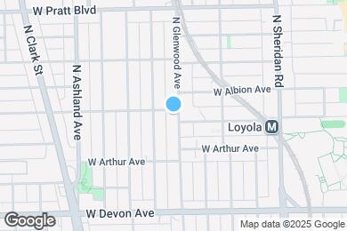 Map image of the property - 6554 N Glenwood Ave