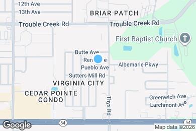 Map image of the property - 6425 Pueblo Ave