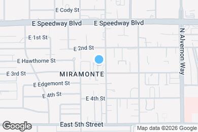 Map image of the property - 3577 E 3rd St