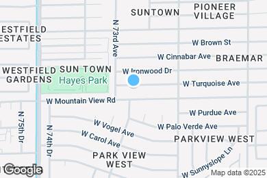 Map image of the property - 7227 W Turquoise Ave