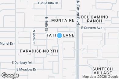 Map image of the property - 4707 E Angela Dr