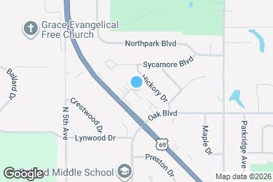 Map image of the property - 106 National Dr