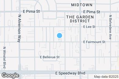 Map image of the property - 4145 E Fairmount St