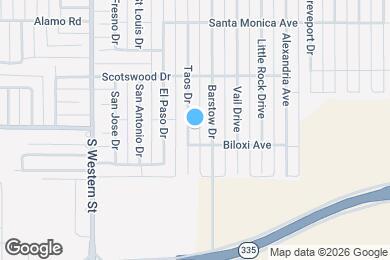 Map image of the property - 8407 Taos Dr