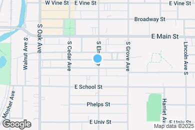 Map image of the property - 322 S Elm Ave