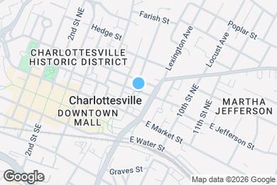 Map image of the property - 804 E Jefferson St
