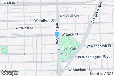 Map image of the property - 180 N Ashland Ave