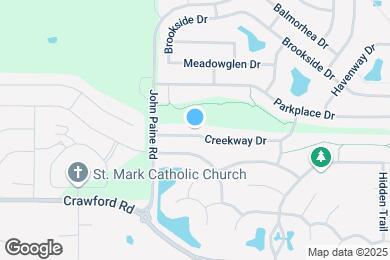 Map image of the property - 5908 Creekway Dr