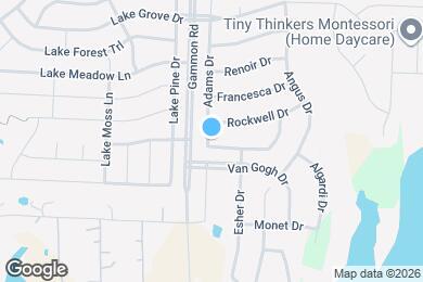 Map image of the property - 1301 Rousseau Dr