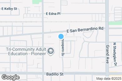 Map image of the property - 383 N Prospero Dr