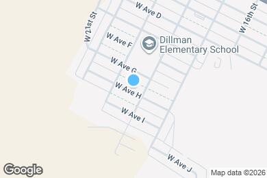 Map image of the property - 1804 W Ave H