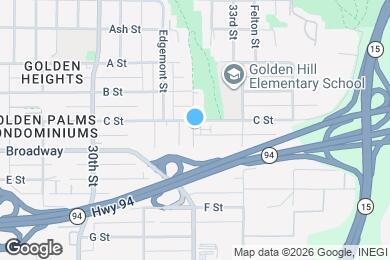 Map image of the property - 1045 32nd St