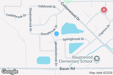 Map image of the property - 8596 Meadowbrook Dr
