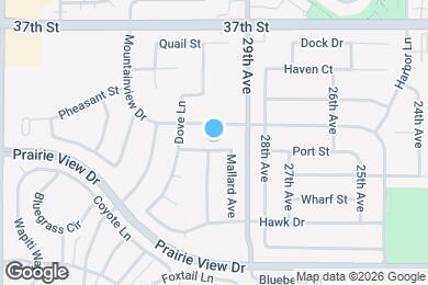 Map image of the property - 2919 Ptarmigan Dr