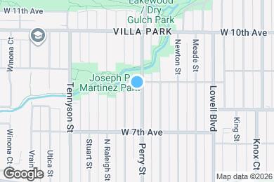 Map image of the property - 845 Perry St