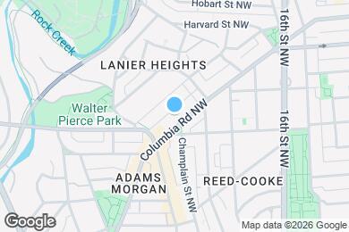 Map image of the property - 1763 Columbia Rd NW
