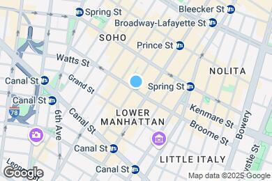 Map image of the property - 452 Broome St