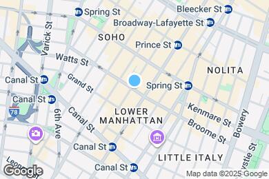 Map image of the property - BROOME STREET