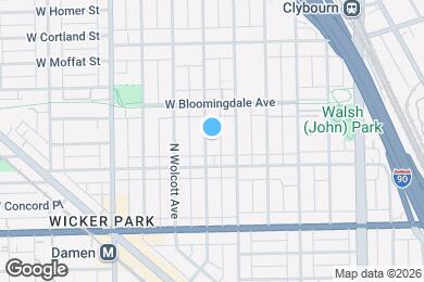 Map image of the property - 1725 N Honore St