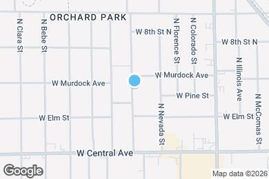 Map image of the property - 764 N Dougherty Ave