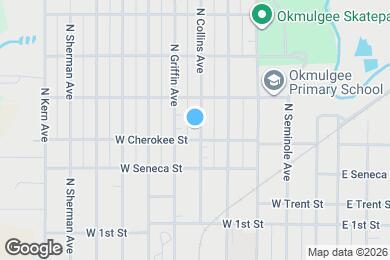Map image of the property - 908 N Collins Ave