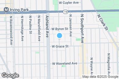 Map image of the property - 3819.5 N Greenview Ave