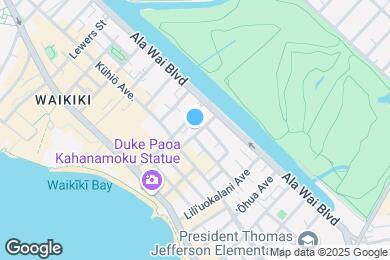 Map image of the property - Waikiki Whale Watcher Apts.