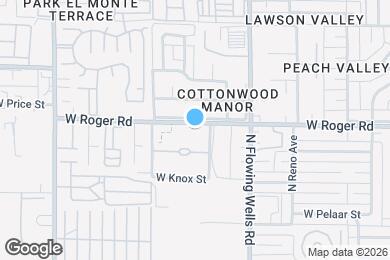 Map image of the property - 1501 W Roger Rd