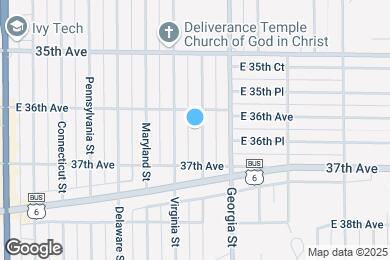 Map image of the property - 3630 Carolina St