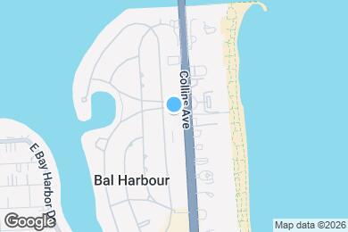 Map image of the property - 10190 Collins Ave