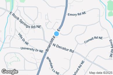 Map image of the property - 1365 Briarcliff Rd NE